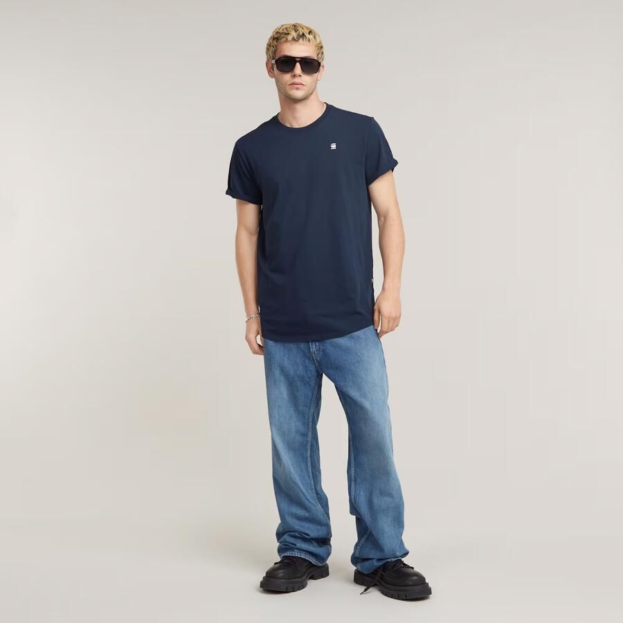 G-STAR RAW Heren Polo's & T-shirts Lash R T S s Donkerblauw - Foto 10
