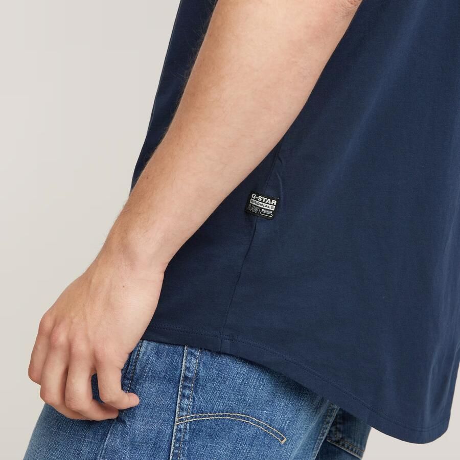 G-STAR RAW Heren Polo's & T-shirts Lash R T S s Donkerblauw - Foto 11