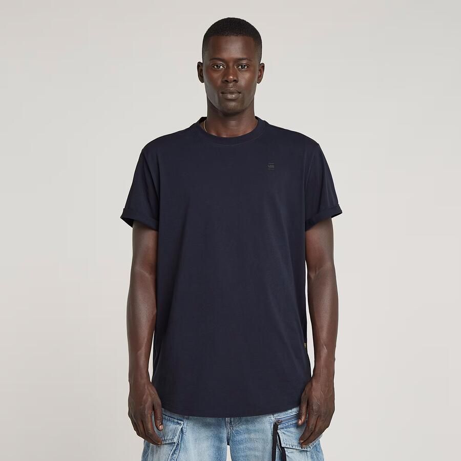 G-Star RAW Shirt met korte mouwen Lash Ronde hals logo-applicatie