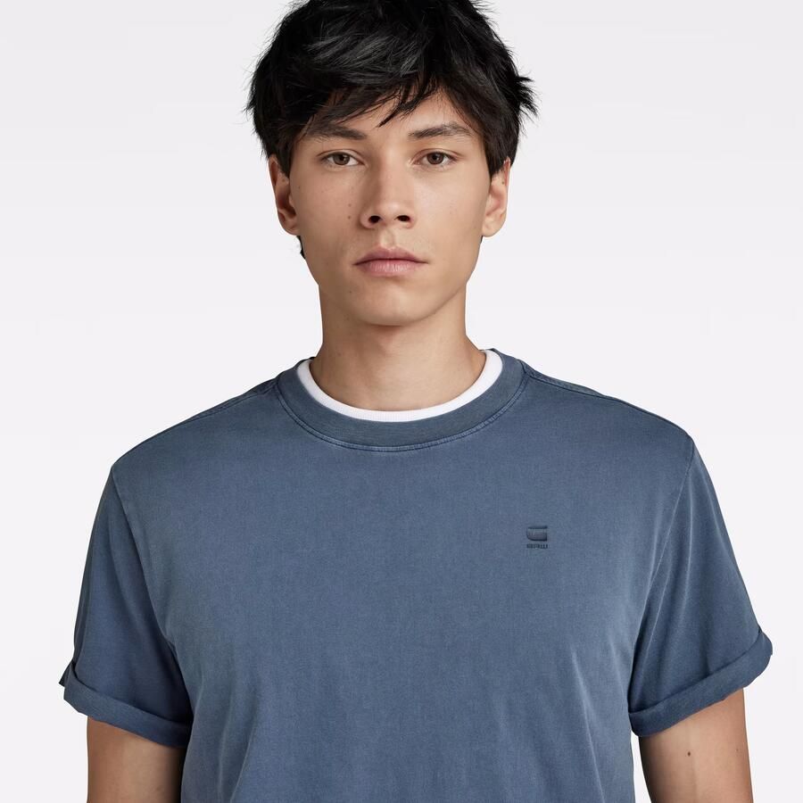 G-Star RAW Shirt met korte mouwen Lash Ronde hals logo-applicatie - Foto 8