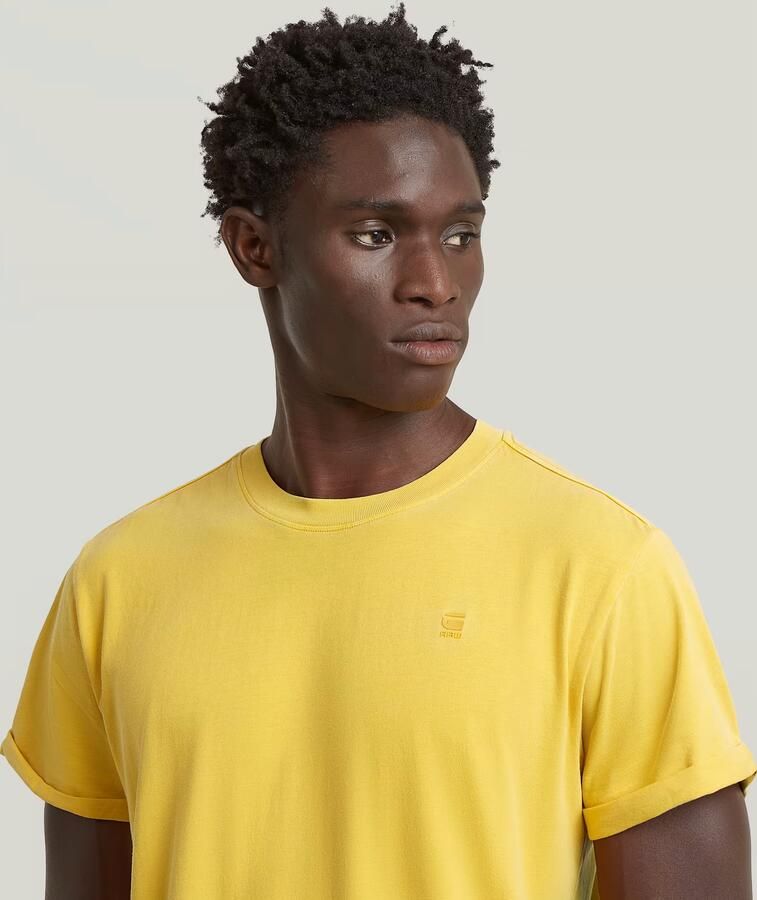 G-Star RAW Lash T-Shirt Geel Heren - Foto 3