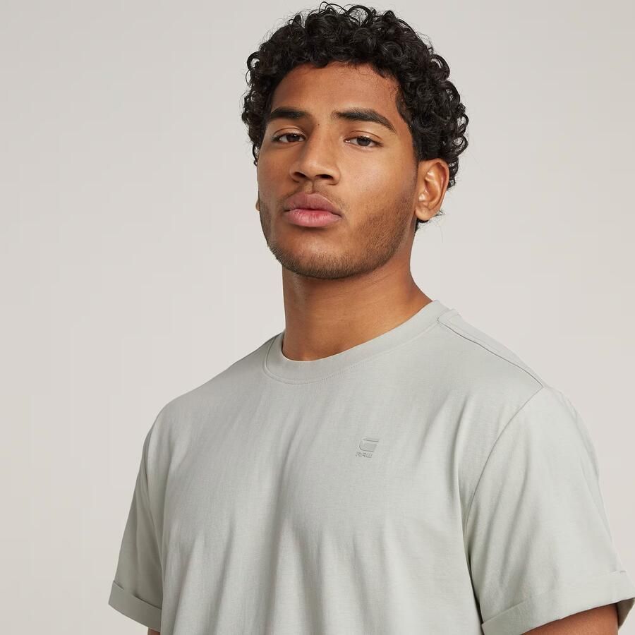 G-STAR RAW Heren Polo's & T-shirts Lash R T S\s Grijs - Foto 8