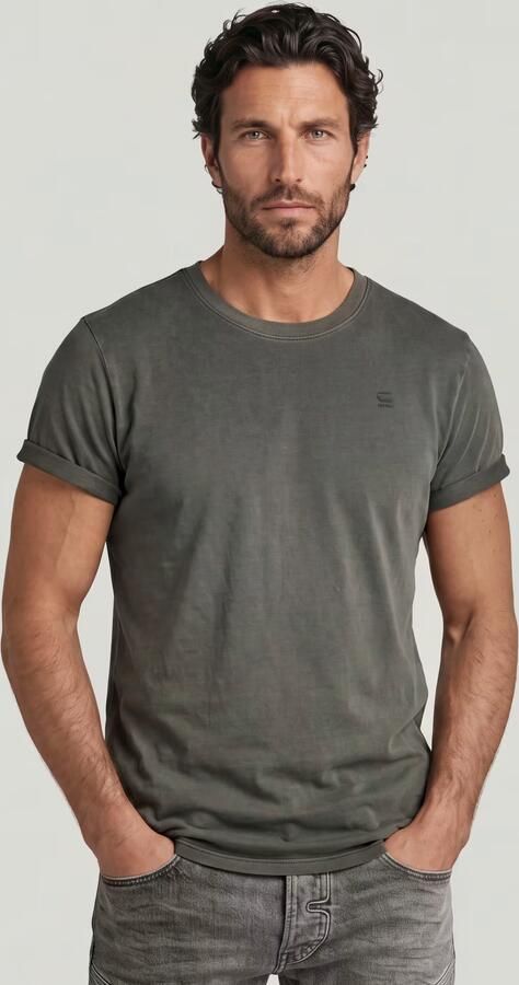 G-Star RAW Shirt met korte mouwen Lash Ronde hals logo-applicatie - Foto 16