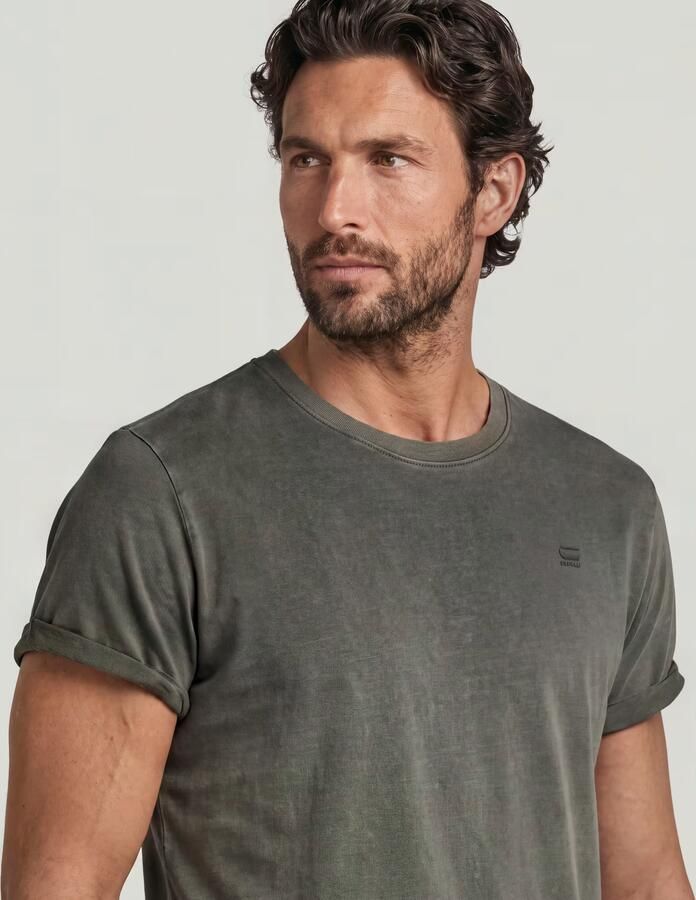 G-Star RAW Shirt met korte mouwen Lash Ronde hals logo-applicatie - Foto 13