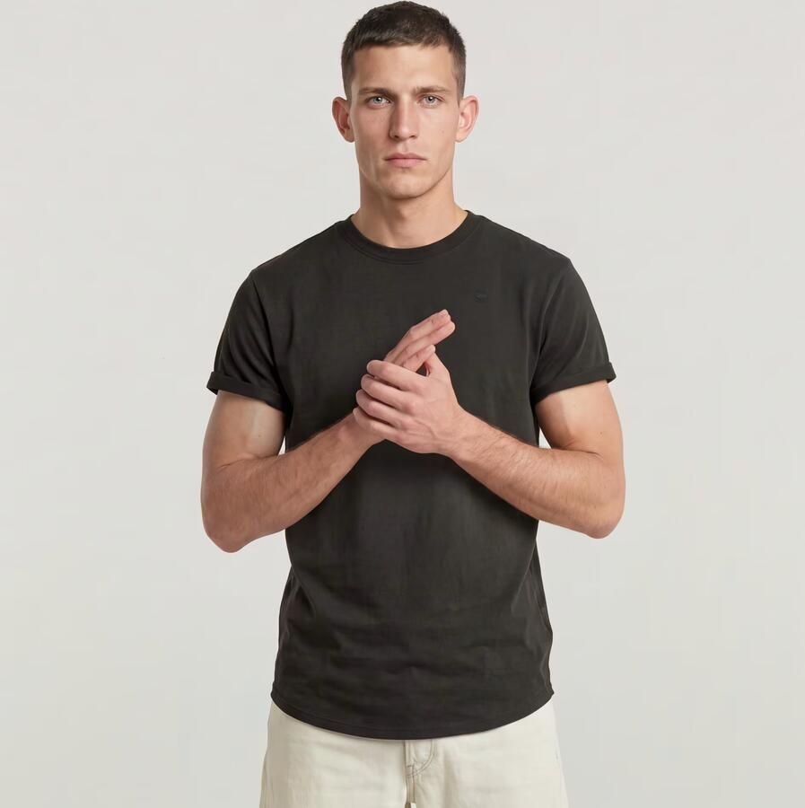 G-Star RAW T-shirt Lash met kleine logo stitching - Foto 9