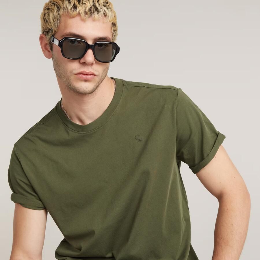 G-Star G Star RAW regular fit T shirt van biologisch katoen 723 combat - Foto 4