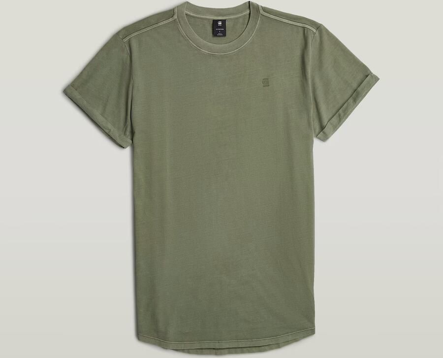 G-STAR RAW Heren Polo's & T-shirts Lash R T S\s Khaki - Foto 8