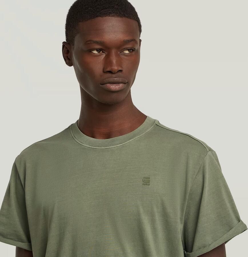 G-STAR RAW Heren Polo's & T-shirts Lash R T S\s Khaki - Foto 7