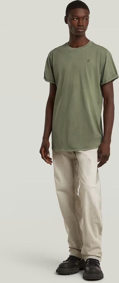 G-STAR RAW Heren Polo's & T-shirts Lash R T S\s Khaki - Foto 10