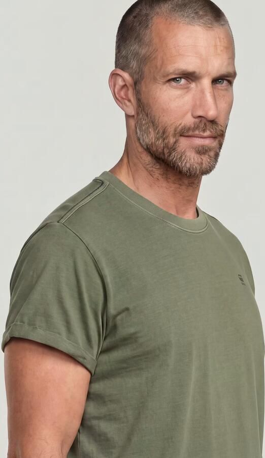 G-STAR RAW Heren Polo's & T-shirts Lash R T S\s Khaki - Foto 9