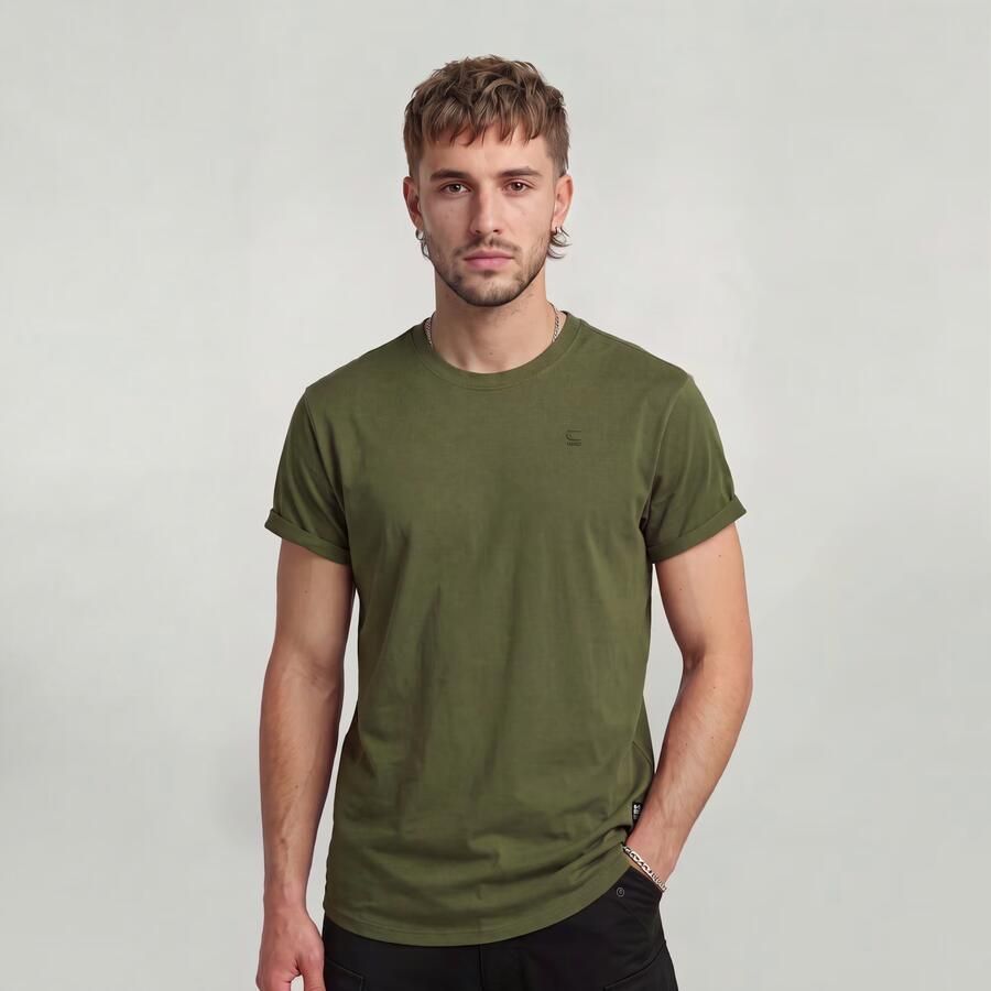 G-Star RAW Lash T-Shirt Groen Heren - Foto 4