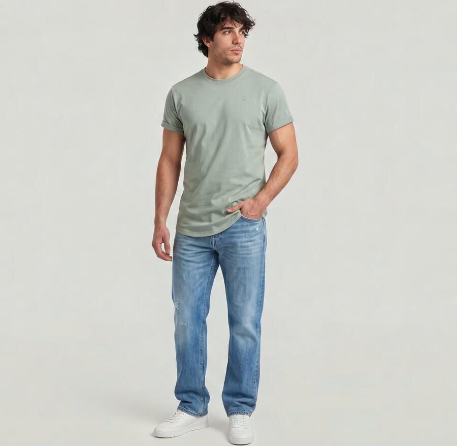 G-Star RAW T-shirt Lash met kleine logo stitching - Foto 6