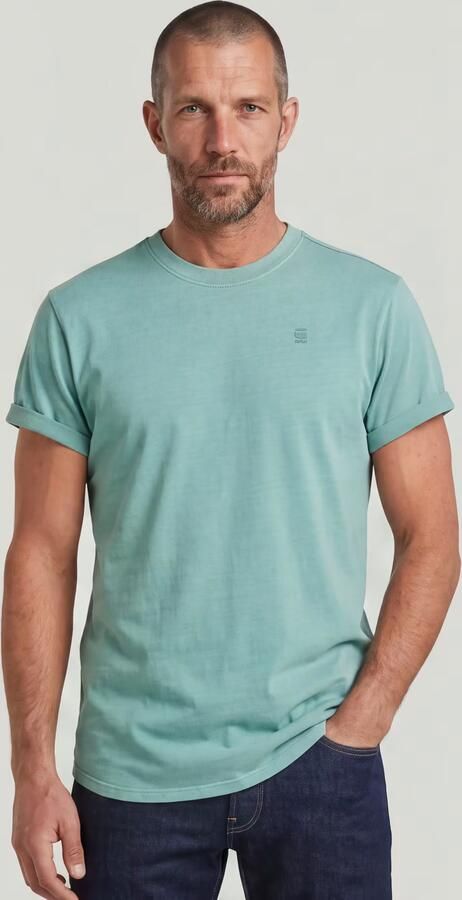 G-STAR RAW Heren Polo's & T-shirts Lash R T S\s Mint - Foto 10