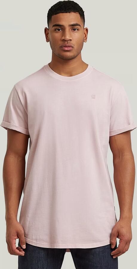 G-STAR RAW Heren Polo's & T-shirts Lash R T S\s Lichtroze - Foto 5
