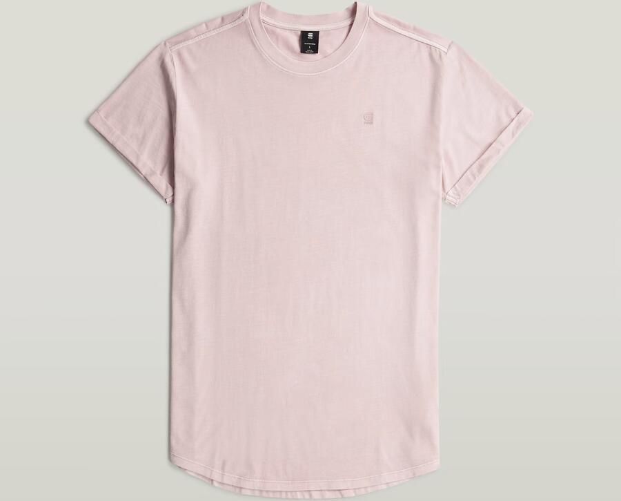 G-STAR RAW Heren Polo's & T-shirts Lash R T S\s Lichtroze - Foto 8
