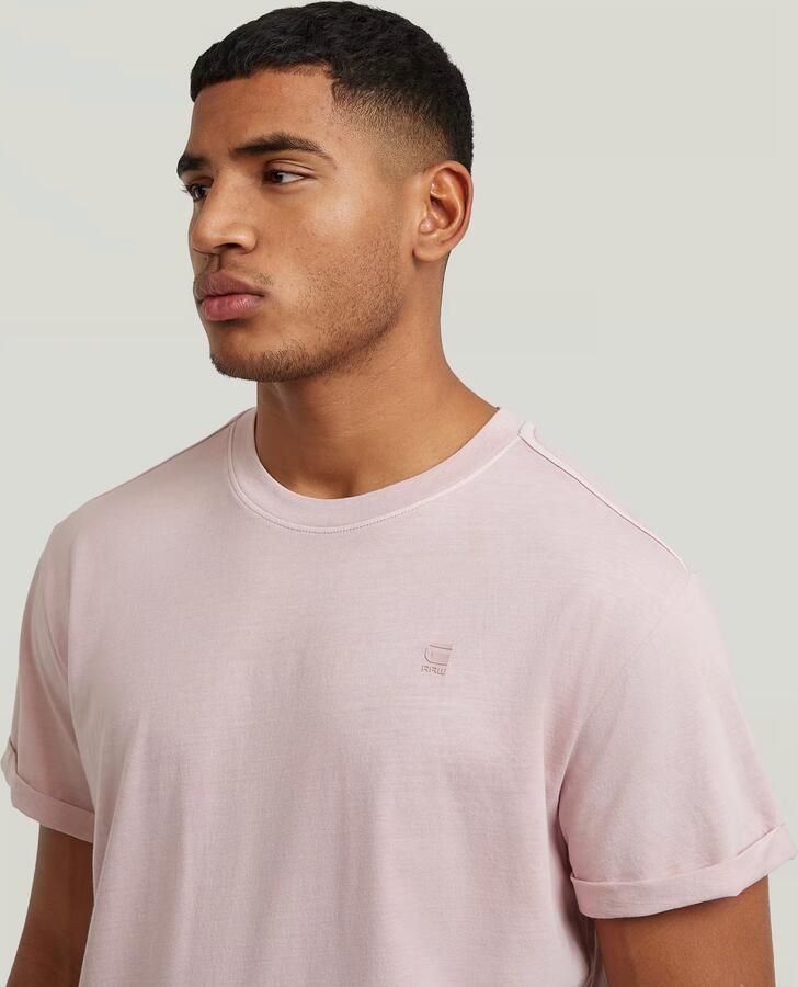 G-STAR RAW Heren Polo's & T-shirts Lash R T S\s Lichtroze - Foto 7