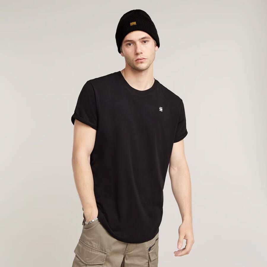G-STAR RAW Heren Polo's & T-shirts Lash R T S s Zwart - Foto 14