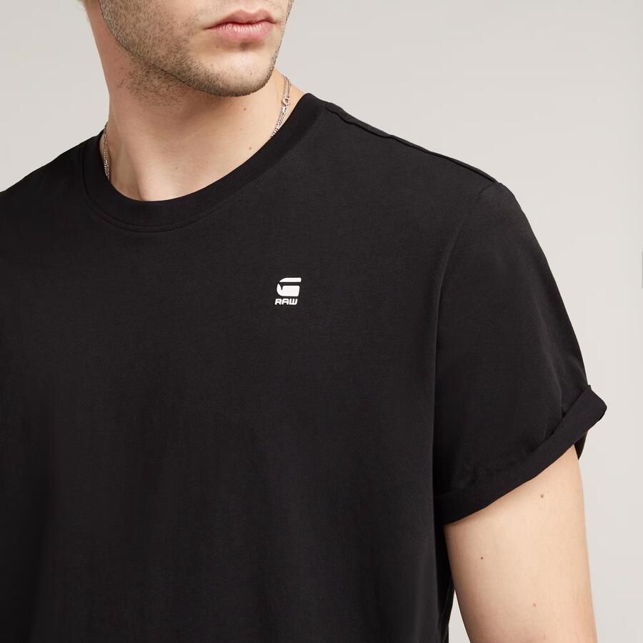 G-STAR RAW Heren Polo's & T-shirts Lash R T S s Zwart - Foto 9
