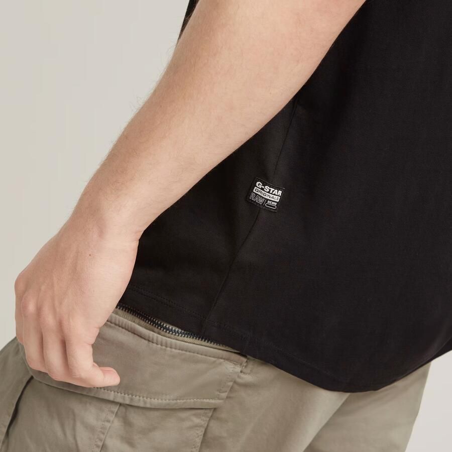 G-STAR RAW Heren Polo's & T-shirts Lash R T S s Zwart - Foto 10