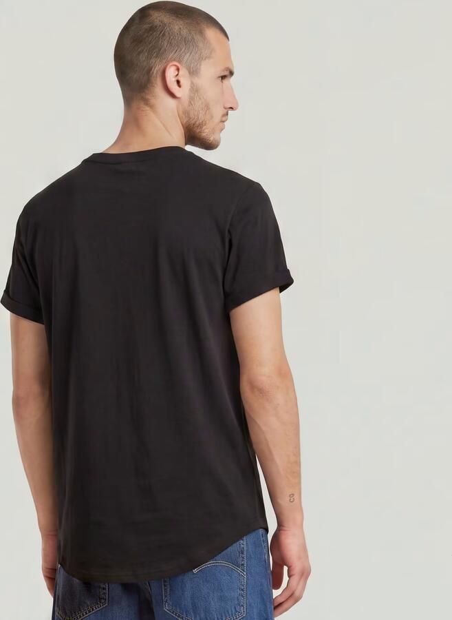 G-STAR RAW Heren Polo's & T-shirts Lash R T S s Zwart - Foto 17