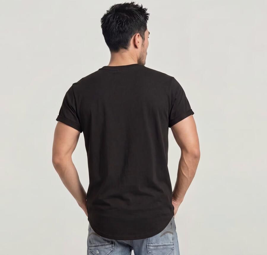 G-STAR RAW Heren Polo's & T-shirts Lash R T S s Zwart - Foto 12