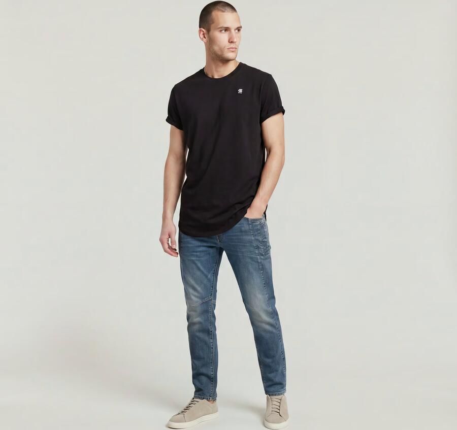 G-STAR RAW Heren Polo's & T-shirts Lash R T S s Zwart - Foto 10