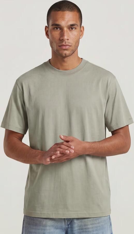 G-Star RAW Layered Back Graphic T-Shirt Beige Heren - Foto 9