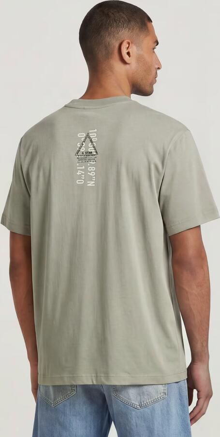 G-Star RAW Layered Back Graphic T-Shirt Beige Heren - Foto 13