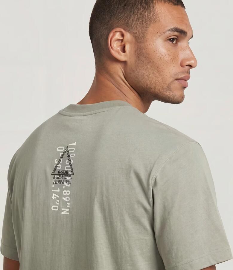 G-Star RAW Layered Back Graphic T-Shirt Beige Heren - Foto 3