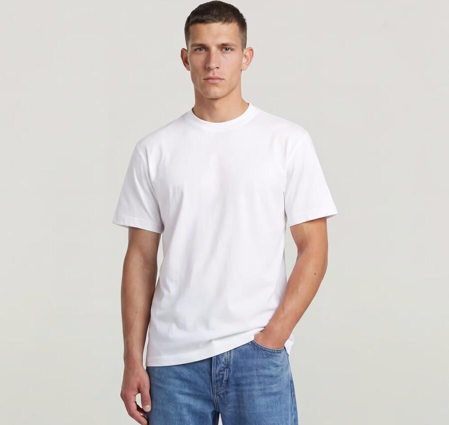G-Star RAW Layered Back Graphic T-Shirt Wit Heren - Foto 7