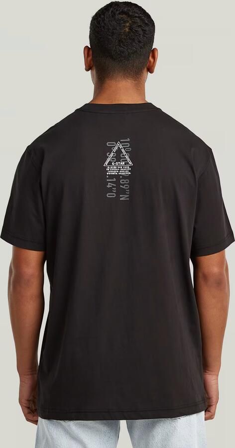 G-Star RAW Layered Back Graphic T-Shirt Zwart Heren - Foto 7