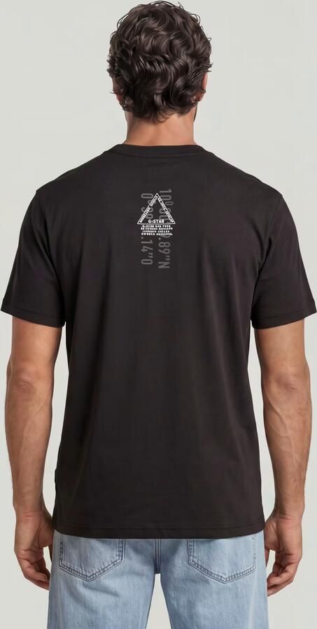 G-Star RAW Layered Back Graphic T-Shirt Zwart Heren - Foto 10