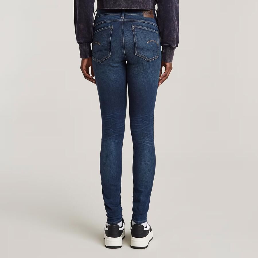 G-Star RAW Lhana Skinny Jeans Donkerblauw Dames