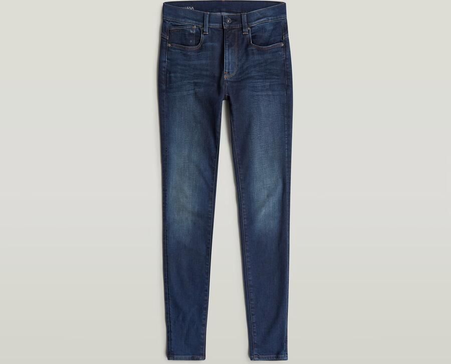 G-Star RAW Lhana Skinny Jeans Donkerblauw Dames - Foto 6