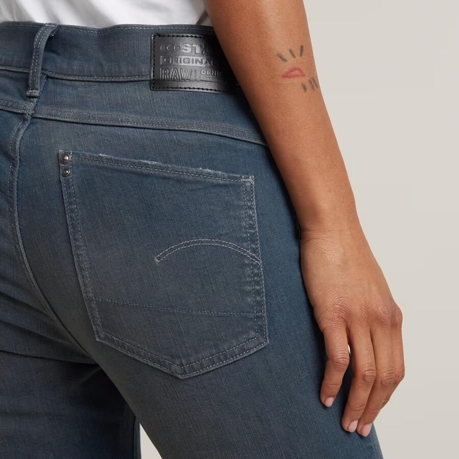 G-Star RAW Lhana Skinny Jeans Donkerblauw Dames - Foto 3