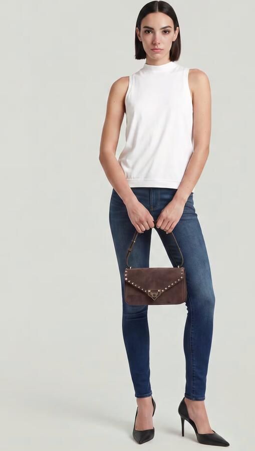 G-Star RAW Lhana Skinny Jeans Donkerblauw Dames - Foto 6