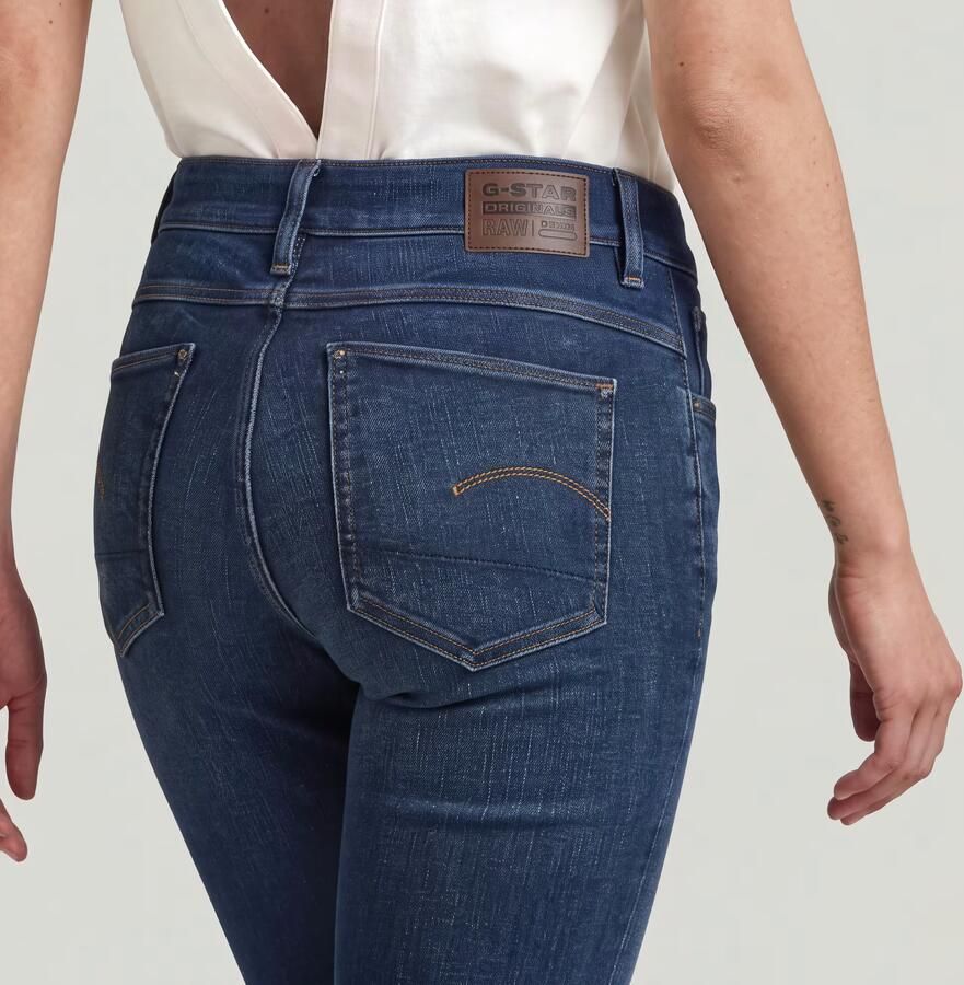 G-Star RAW Lhana Skinny Jeans Donkerblauw Dames - Foto 3