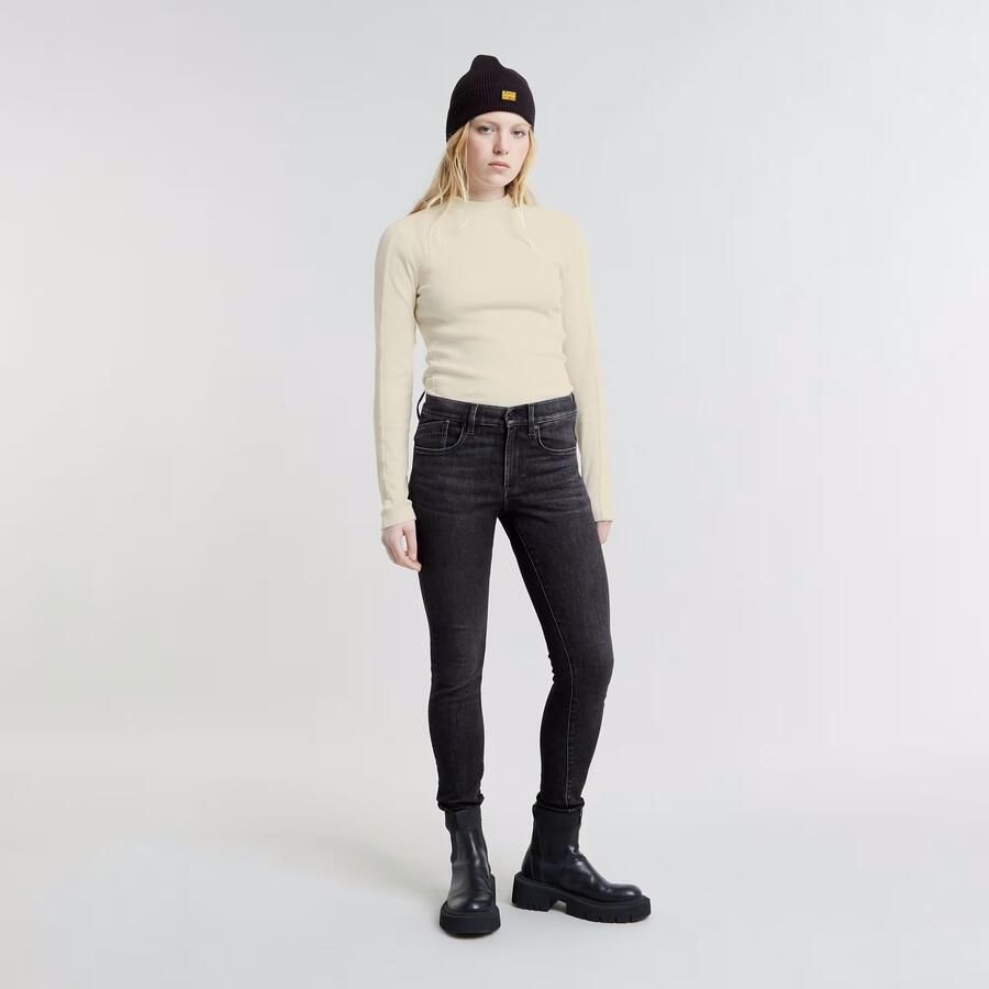 G-Star RAW Lhana Skinny Jeans Grijs Dames