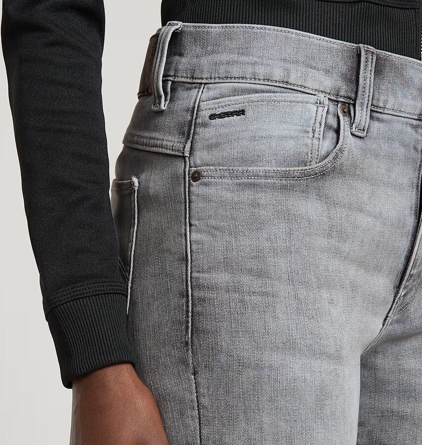 G-Star RAW Lhana Skinny high waist skinny jeans met biologisch katoen un faded glacier grey - Foto 6