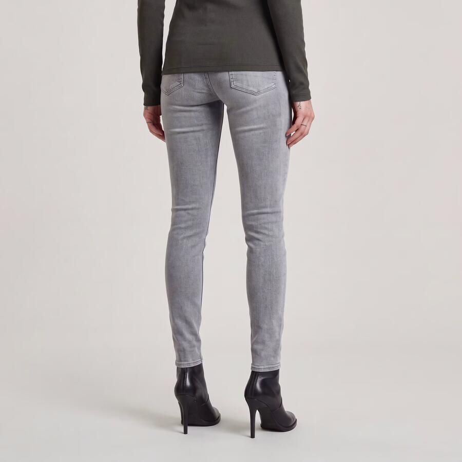 G-Star RAW Lhana Skinny high waist skinny jeans met biologisch katoen un faded glacier grey - Foto 5