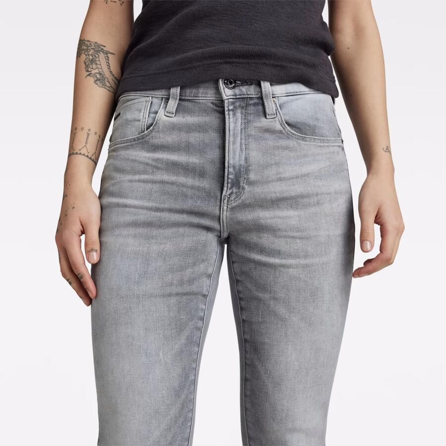 G-Star RAW Lhana Skinny high waist skinny jeans met biologisch katoen un faded glacier grey - Foto 6