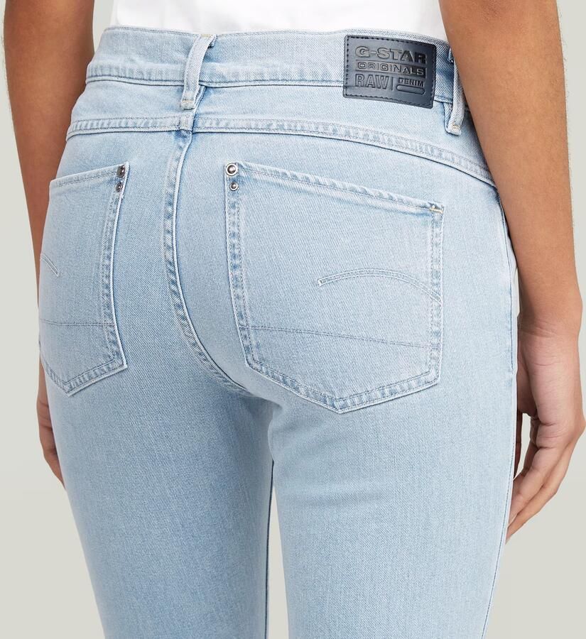 G-Star RAW Lhana Skinny Jeans Lichtblauw Dames - Foto 2