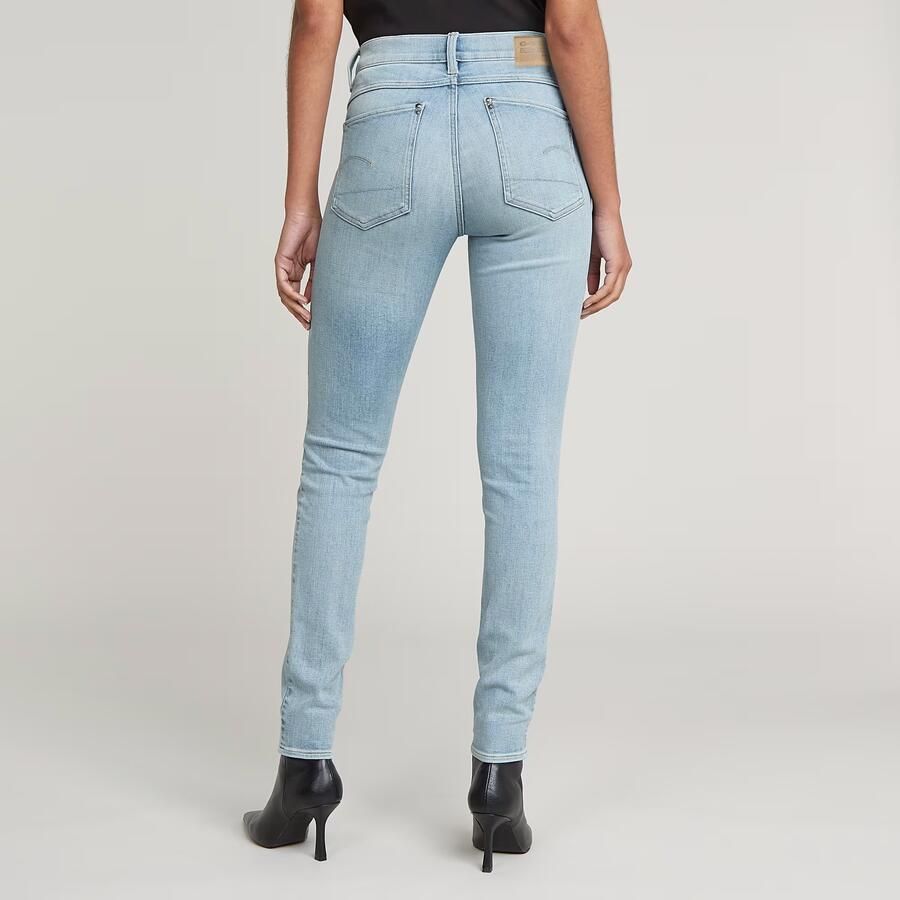 G-Star RAW Lhana Skinny Jeans Lichtblauw Dames