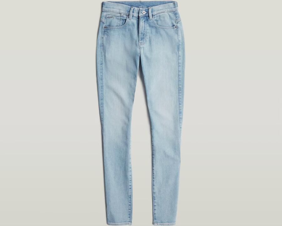 G-Star RAW Lhana Skinny Jeans Lichtblauw Dames - Foto 6