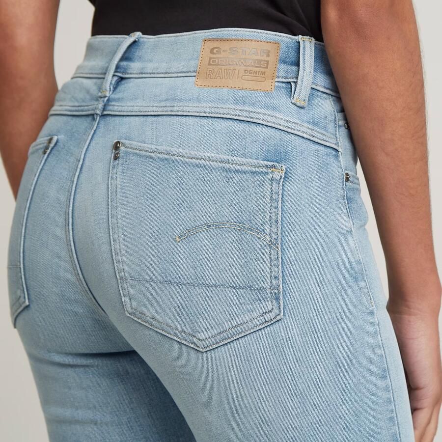 G-Star RAW Lhana Skinny Jeans Lichtblauw Dames - Foto 4