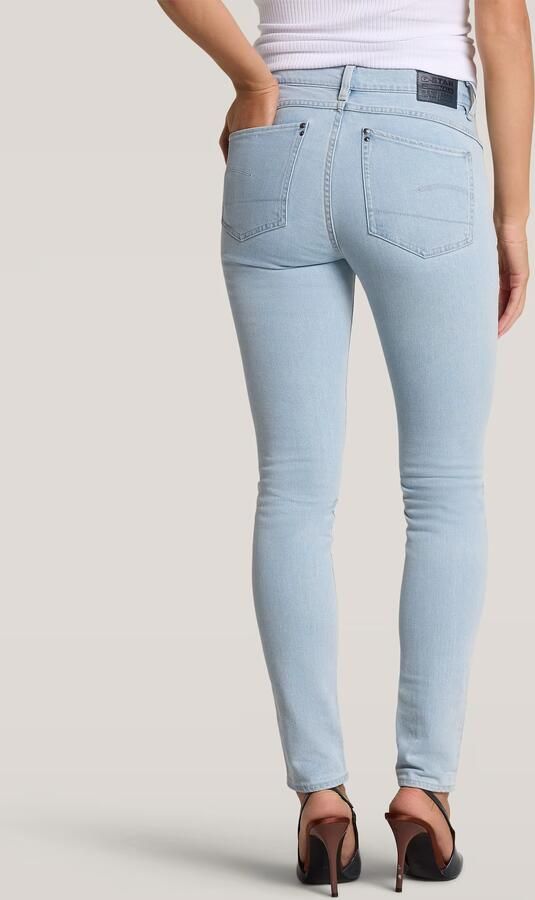 G-Star RAW Lhana Skinny Jeans Lichtblauw Dames - Foto 4
