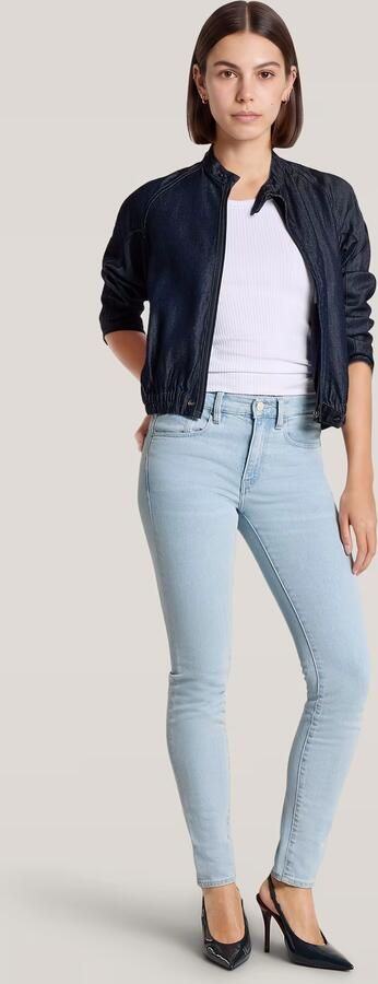 G-Star RAW Lhana Skinny Jeans Lichtblauw Dames - Foto 6