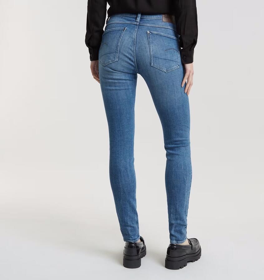G-Star RAW Lhana Skinny Jeans Midden blauw Dames - Foto 5