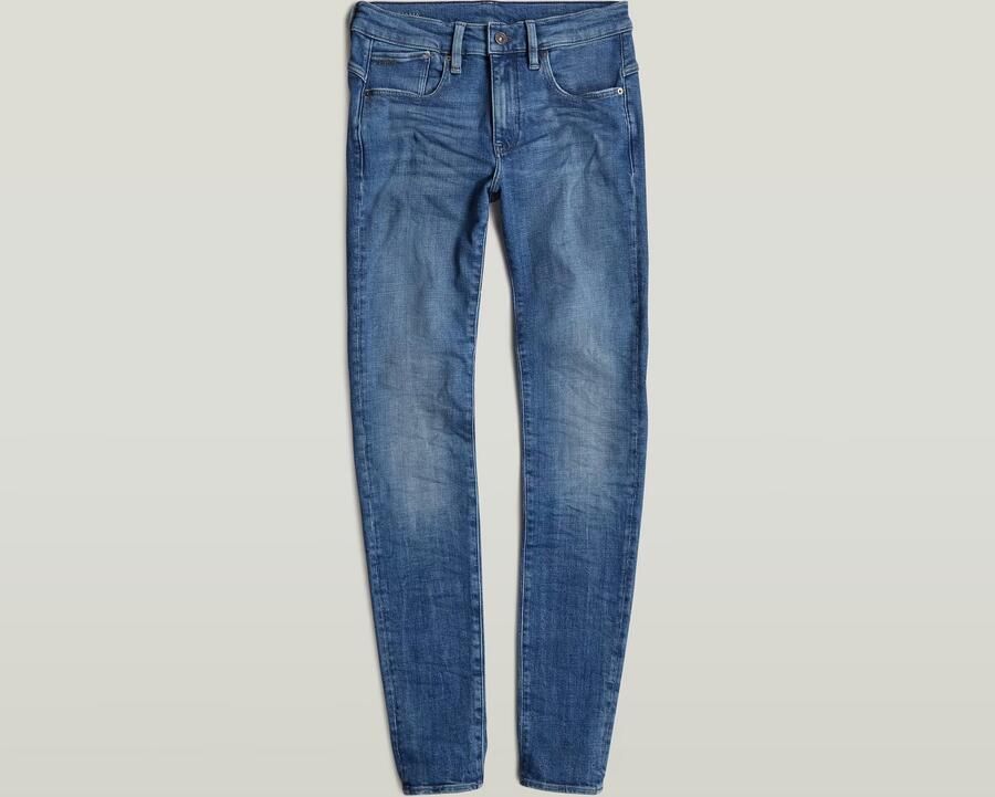 G-Star RAW Lhana Skinny Jeans Midden blauw Dames - Foto 6