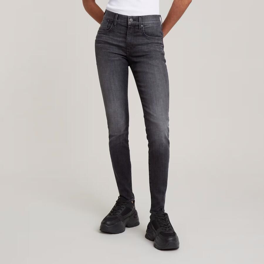 G-Star RAW Lhana Skinny Jeans Zwart Dames - Foto 7